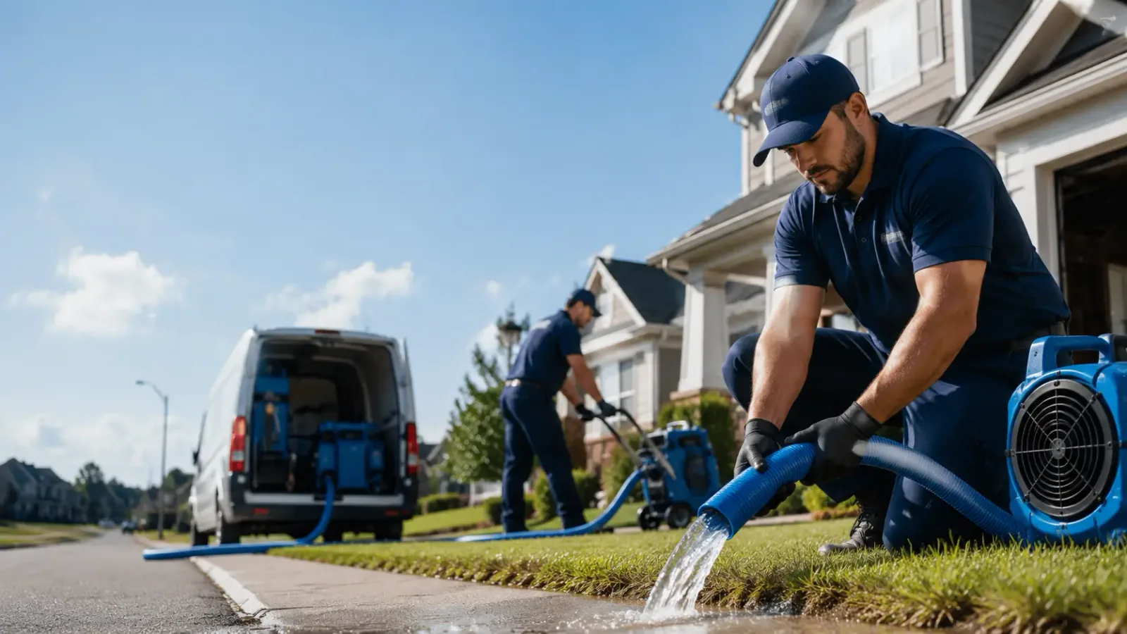Flood Damage Restoration in Pep, TX